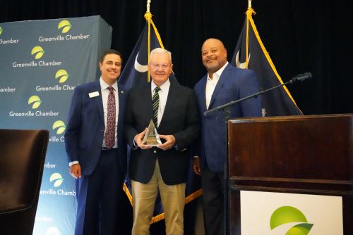 Greenville Chamber Presents Inaugural “Excellence in Public Service” Award to Butch Kirven